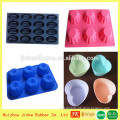 2014 JK-17-40 Good Quality Flower Shape Silicone Cake Moud,baking cup
